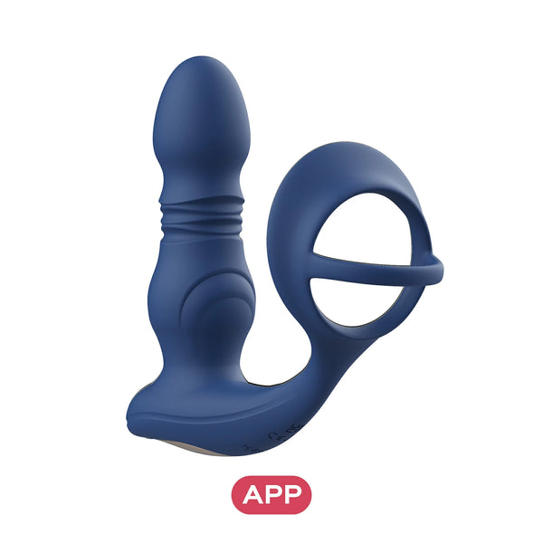 Cyrus - Thrusting Prostate Massager with Cock Ring