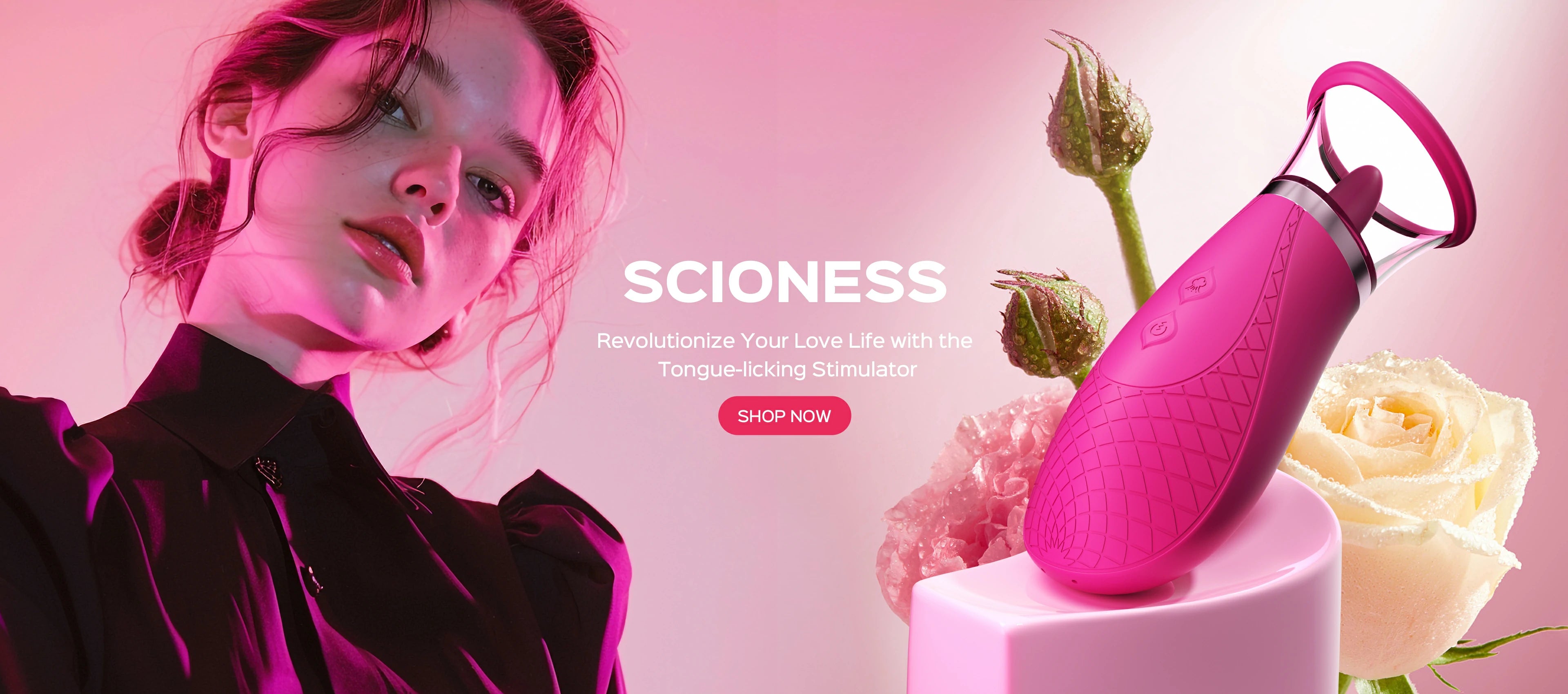 scioness sucking vibrator with tongue licking function pc banner